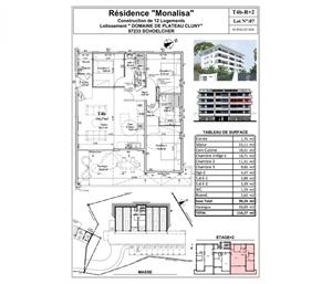 t4 à la vente -   97233  SCHOELCHER, surface 90 m2 vente t4 - UBI447870200